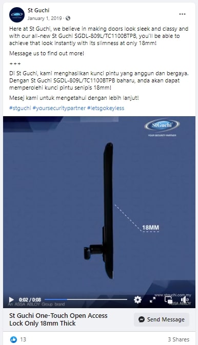 St Guchi - Only 18mm