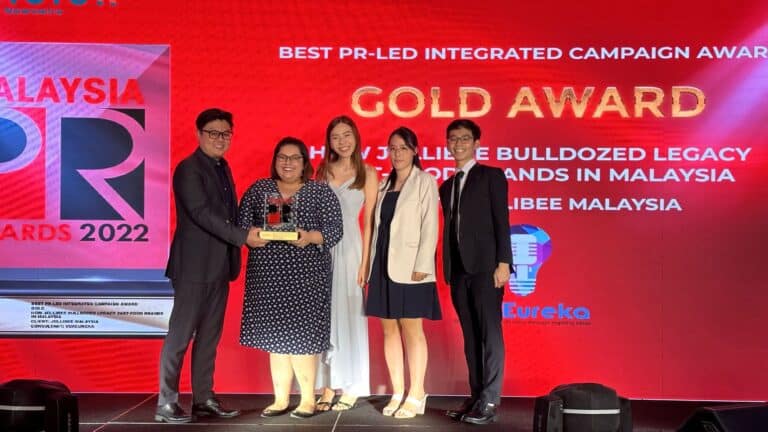 Jollibee wins Gold Award at MPRA 2022