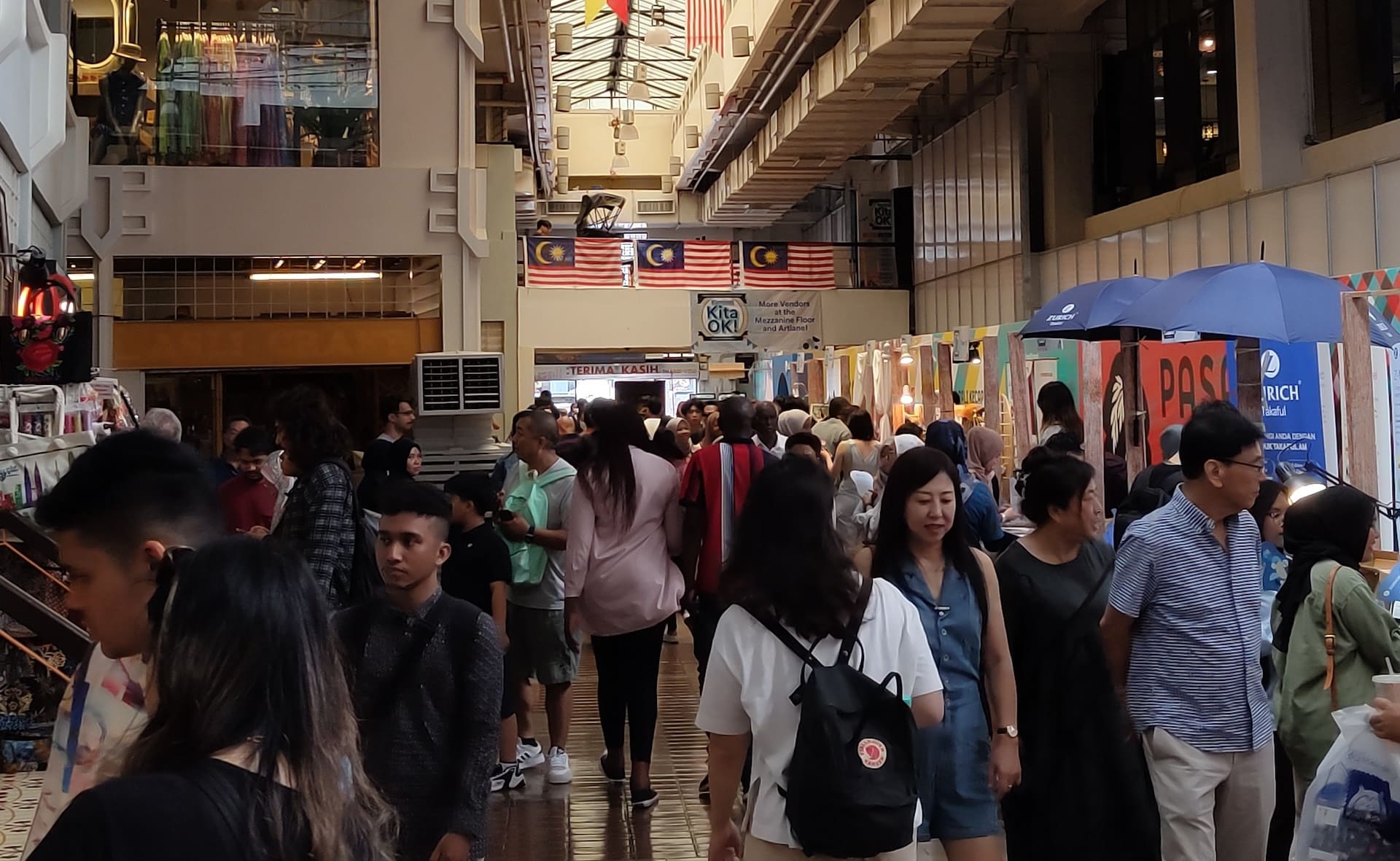 Central Lane at the Pasar Seni